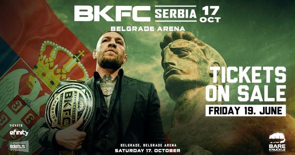Spektakl kakav Beograd nije video: Stižu Bare Knuckle i Konor Mekgregor, ulaznice od danas u prodaji