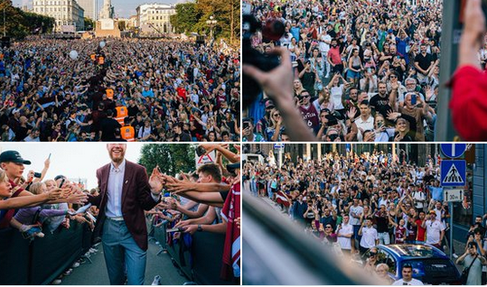 Pa njih ukupno ima toliko, predivno! Srbijo, da li si spremna? Skoro dva miliona Letonaca slavilo peto mesto košarkaša na Mundobasketu /FOTO/