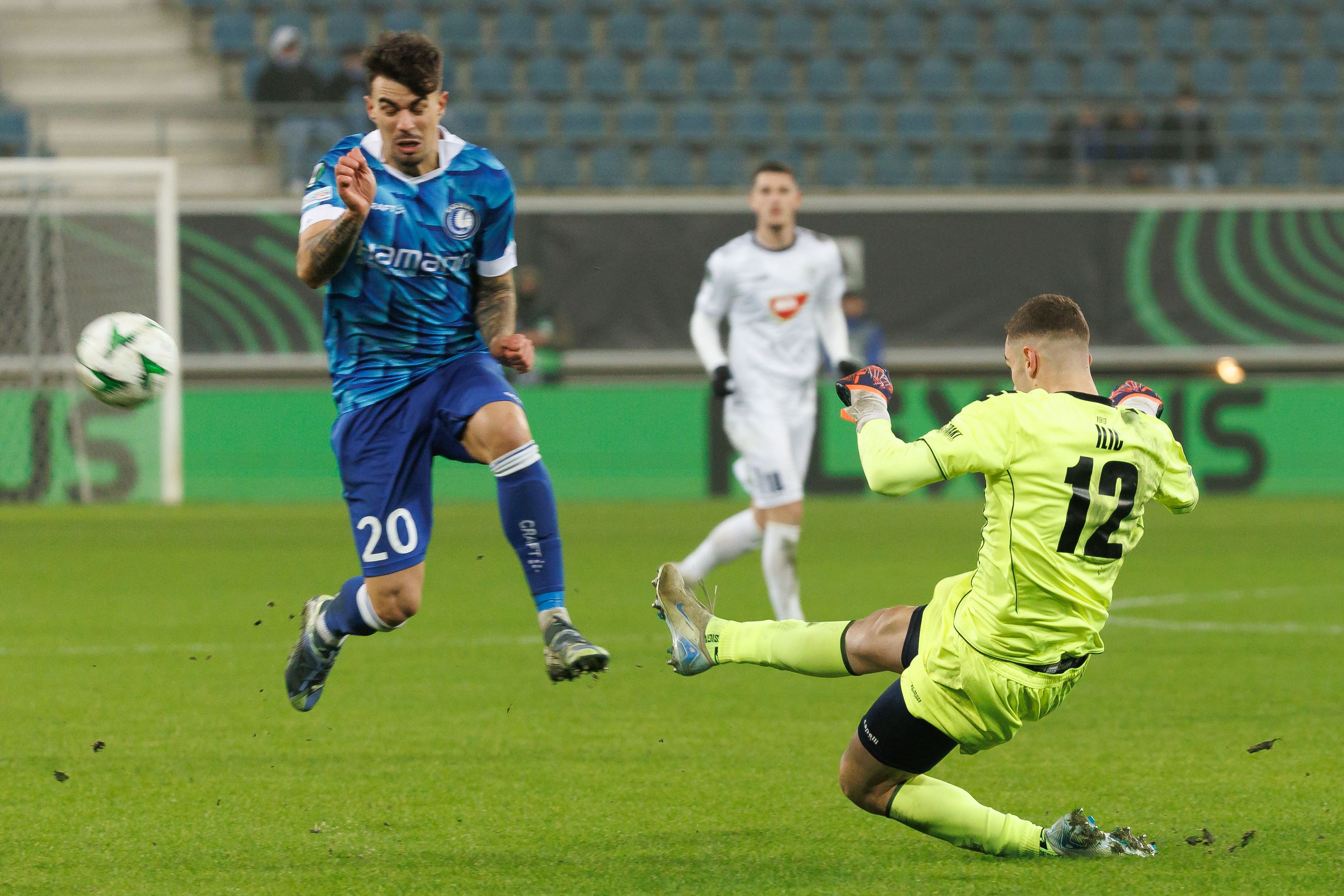 Detalj sa utakmice Lige konferencija Gent - TSC