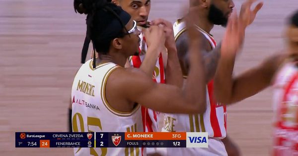 Raspucani Moneke i Mekintajer: Crveno-beli rešetaju trojkama!