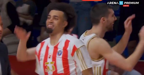 Dobrićeva raketa u Pioniru: Nestvaran pogodak igrača Zvezde sa pola terena