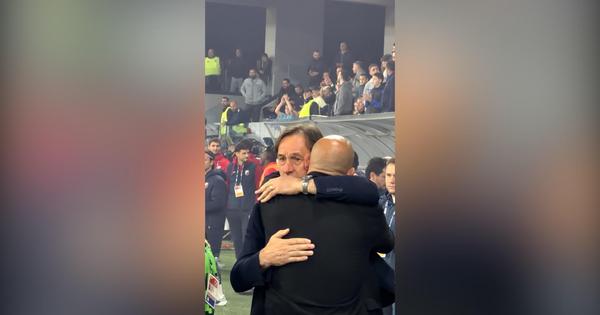 Kakva slika: Stanković i Tanga se izgrlili i izljubili pre meča