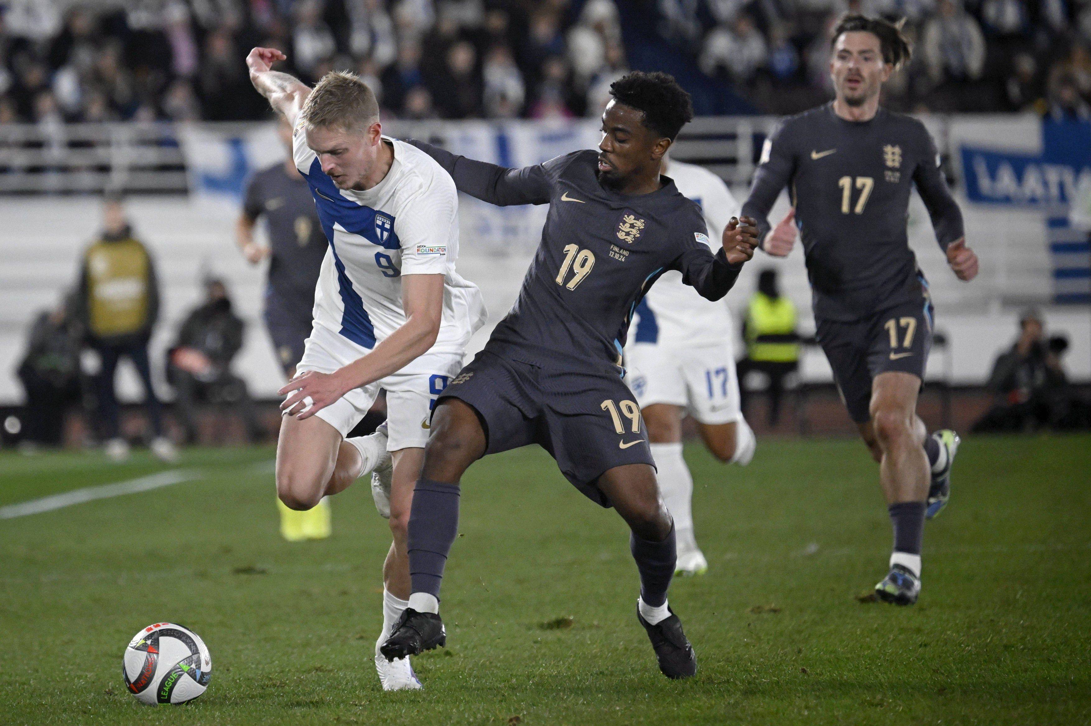 Detalj sa meča Engleska – Finska, Liga nacija