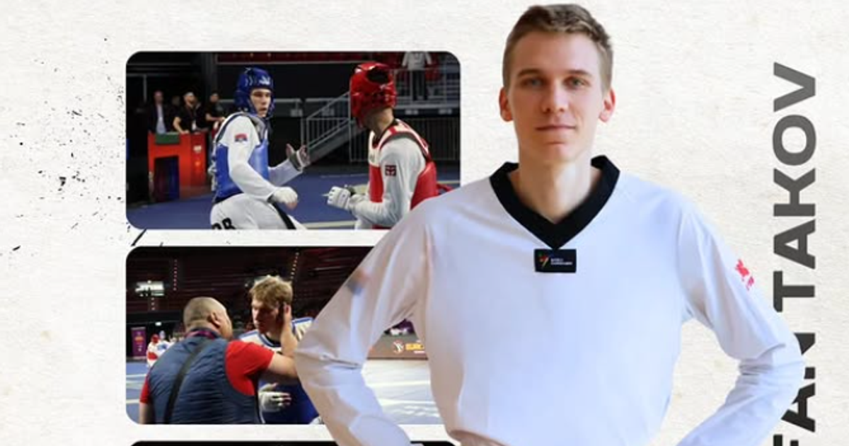 Srbija osvojila dve medalje na EP u tekvondou: Stefan Takov prvak ...