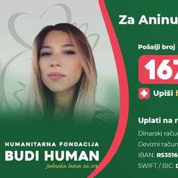 Budi human: Za Aninu pobedu