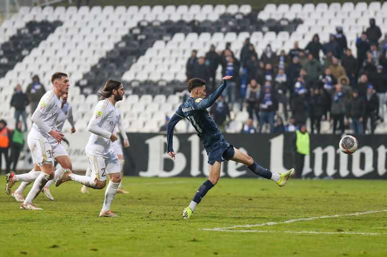 Detalj sa utakmice Superlige Srbije Čukarički - OFK Beograd