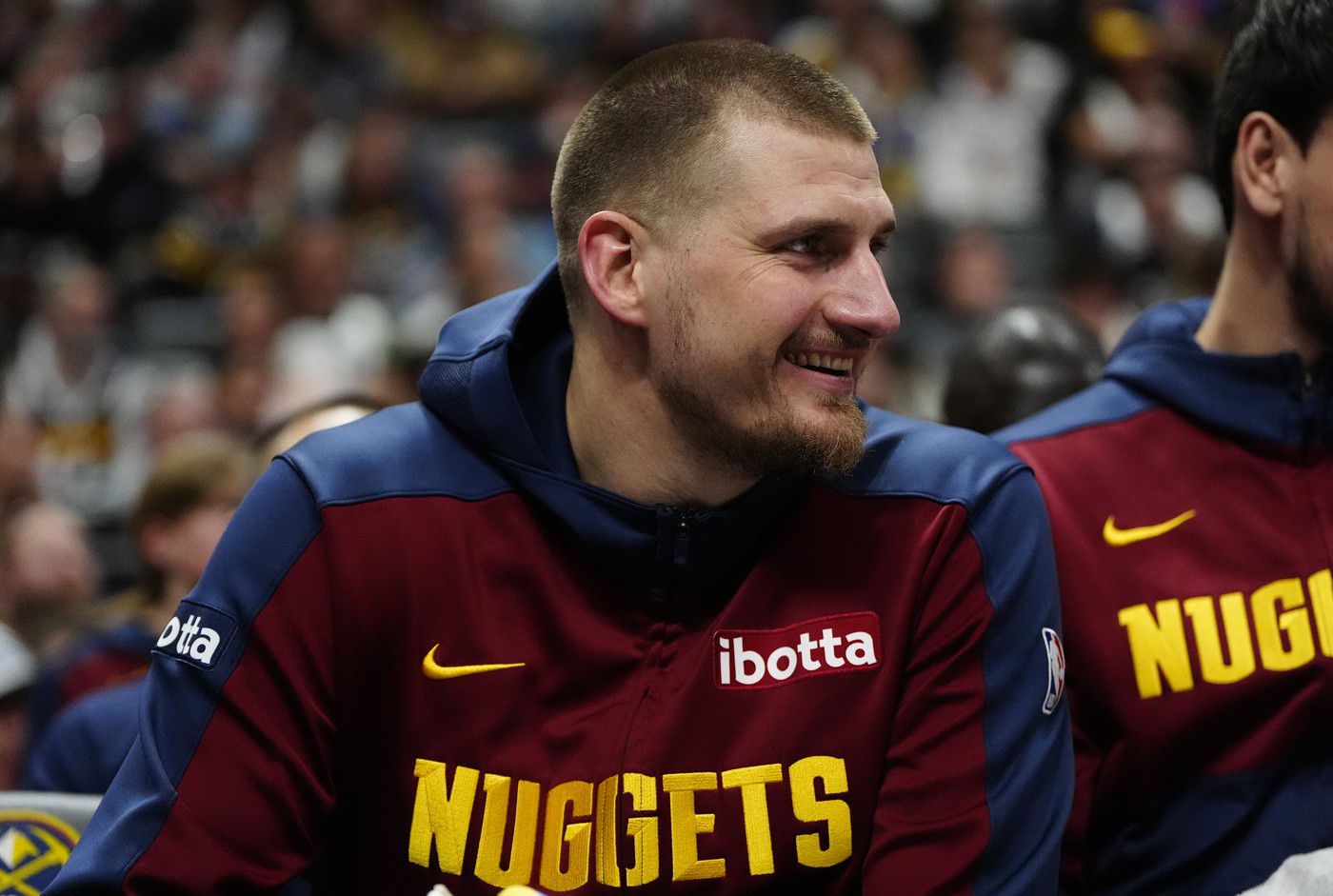 Nikola Jokić na utakmici NBA lige Denver Nagets - Vašington Vizards