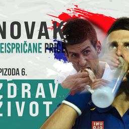 Šta Đoković jede, šta pije, a kako mu je pomogla doktorka Marijana Kovačević? Šesta epizoda serijala "NOVAK Neispričane priče" na Sportalu /VIDEO/