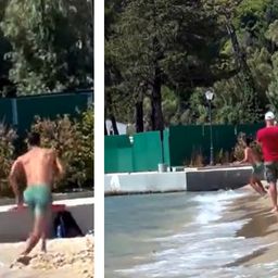 Posle slavlja, vreme je za trening: Pogledajte kako se Novak na plaži priprema za US Open /VIDEO/