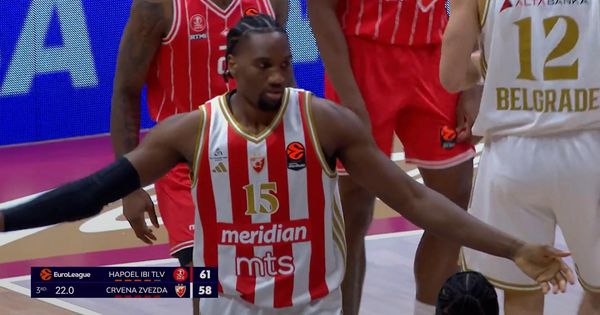 Žestoka borba! Izundu pod faulom postiže važne poene za crveno-bele!