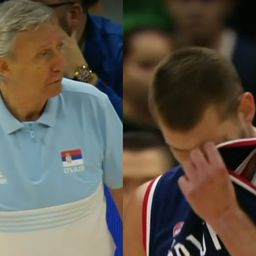 Kad Nikola Jokić promaši sve: Ovako je Pešić reagovao, niko nije verovao da "somborski ples" nije ušao u koš /VIDEO/