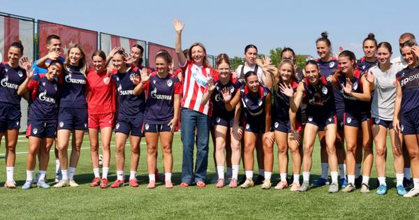 Ministarka Tatjana Macura posetila Crvenu zvezdu: "Ove devojke nisu samo šampionke na terenu"