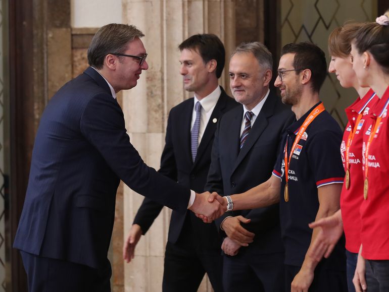 Vučić: Ovo je najbolji sportski rezultat ikada koji je timski sport napravio u našoj zemlji