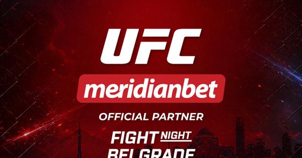 Piše se istorija u Areni: Meridianbet zvanični sponzor UFC Fight Night Belgrade!