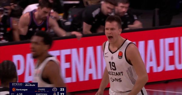 Lakić pogodio trojku za vođstvo crno-belih, pa je Tabelini hitno morao da reaguje!