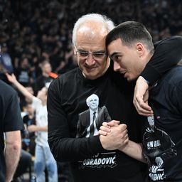 Dirljiv prizor u Areni: Partizan pamti Miloja, njegov sin u posebnoj majici stigao na derbi