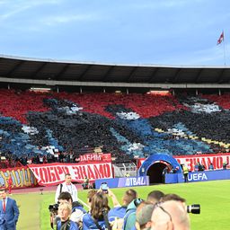 Spektakl na severu: Evo šta je na koreografiji navijače Zvezde, slika otišla u svet /FOTO/