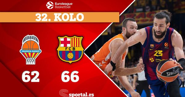 Evroliga kolo 32. | Barselona slavila u španskom debriju i donela loše vesti Zvezdi!