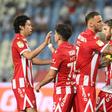 Marko Arnautović i Mohamed Abu Fani, Detalj sa utakmice FK Crvena zvezda-FK Radnički Niš, fudbal Superliga Srbije 10 kolo, Aleksandar Dimitrijević {Sportal}
