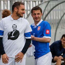 Srceparajuća objava Partizanove legende: Saša Ilić se slikom sa komemoracije i emotivnom porukom oprostio od Andrije Delibašića /FOTO/