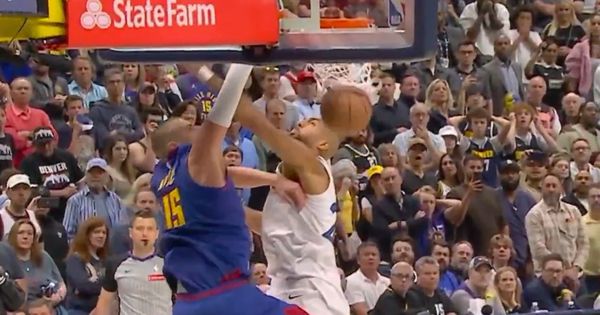 Jokić je morao da se osveti! Ne viđamo ovo često, zakucao je žestoko preko Gobera /VIDEO/