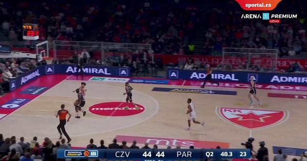 Pogledajte kako se završilo ludo poluvreme večitih, Partizan vodi!