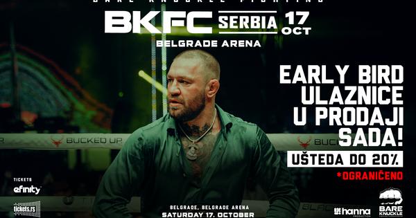 Srbija ulazi u istoriju borilačkog sporta: BKFC prvi put stiže u Beograd – early bird ulaznice u prodaji!