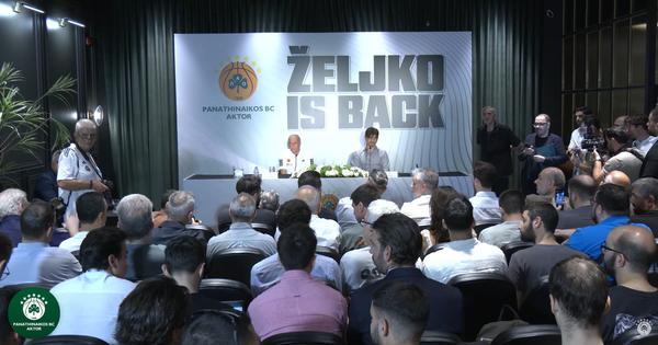 Željko predstavljen u PAO! Nije hteo da odgovori na jedno pitanje, ali ni da najavljuje svoju 10. evroligašku titulu /VIDEO/