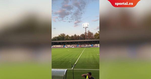 Atmosfera sat vremena pred početak utakmice Železničara i Brage u Pančevu!