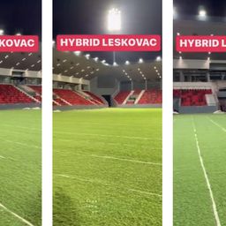 Evropa stiže na jug Srbije: Leskovački "Old Traford" dobio najmoderniju travu, evo kako izgleda novi stadion /VIDEO/