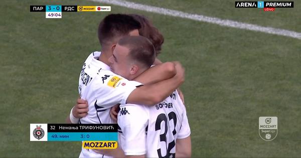 Odlazi u velikom stilu! Nathov poslednji gol za Partizan, Humska je na nogama /VIDEO/