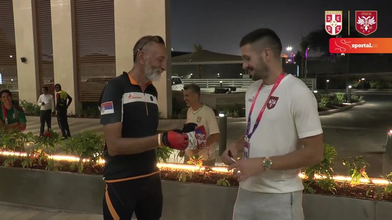 Tadić dočekao maratonca na dva točka - četiri meseca od Srbije do Katara