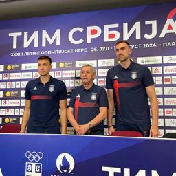 Bogdan Bogdanović, Svetislav Pešić i Nikola Milutinov Foto Sportal.rs