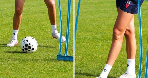 Ljubav prema fudbalu nema granica: Žistin Vanhavemat na terenu i u sedmom mesecu trudnoće!