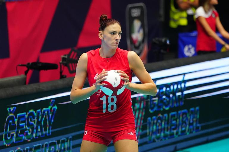 Detalj sa meča Srbija – Bugarska, Tijana Bošković (Foto: CEV)