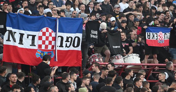 Delije istakle hrvatske zastave na severu tokom derbija: Evo o čemu je reč! /FOTO/