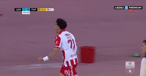 Avdić krunisao debitanski derbi golom: Zvezda duplirala vođstvo!