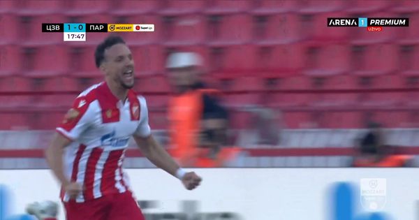 Kataijeva majstorija, Eraković to pretvara u gol: Zvezda vodi na Marakani!