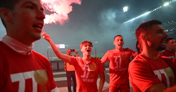 Zvezda proslavila titulu! /GALERIJA/