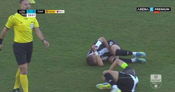 Peh za Partizan: Povredio se Ognjen Ugrešić, pa napustio teren