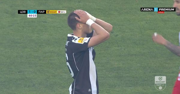 Kakav promašaj Ugrešića! Partizanov klinac prokockao ogromnu šansu