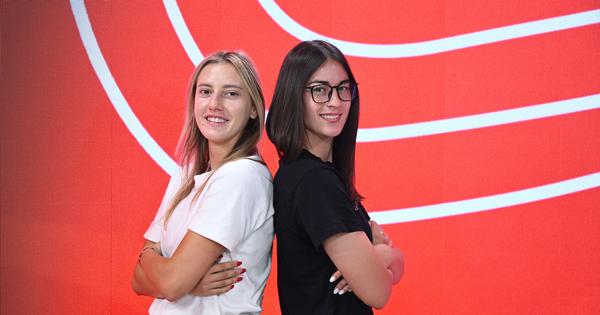 Fudbalerke Crvene zvezde Sofija Sremčević i Milica Šarić za Sportal /GALERIJA/
