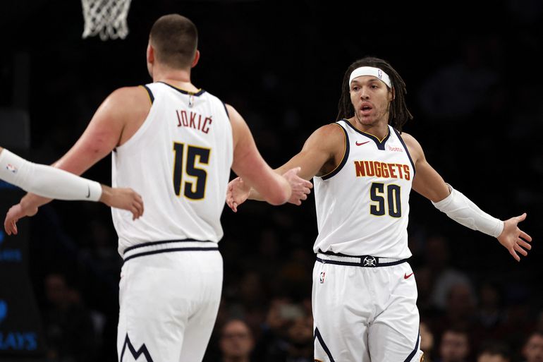 Nikola Jokić i Eron Gordon, FOTO: Sarah Stier / Getty images / Profimedia