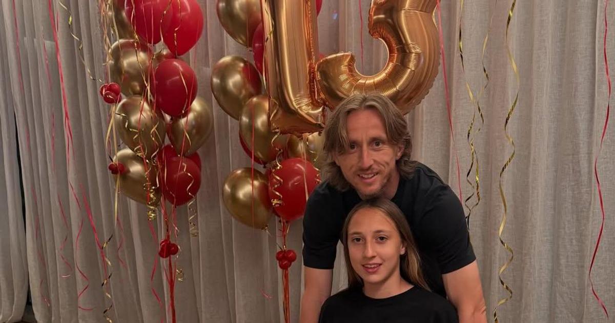 Luka Modrić podelio sliku sa 13. rođendana njegove ćerke Eme | Sportal.rs