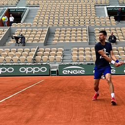 ĐOKOVIĆ RASPOLOŽEN PRED NOVI MEČ Nole trenirao na Šatrijeu posle Bedenea /FOTO/