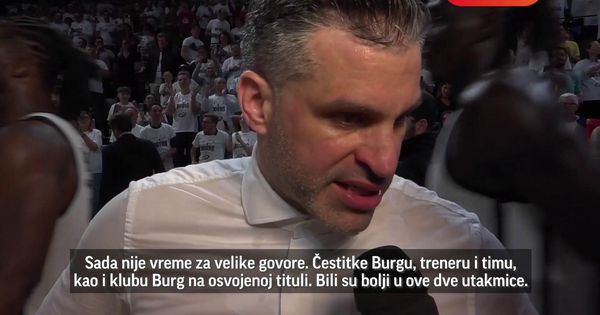 Izjava Dušana Alimpijevića posle bolnog poraza u finalu Evrokupa