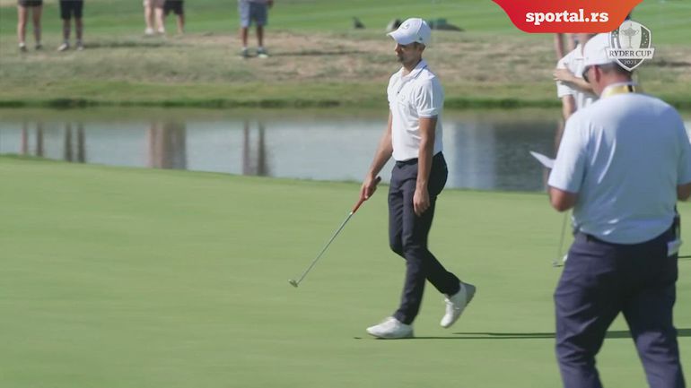 "Pamtiću ovo celog života!" Novak Đoković oduševljen nastupom na golferskom spektaklu