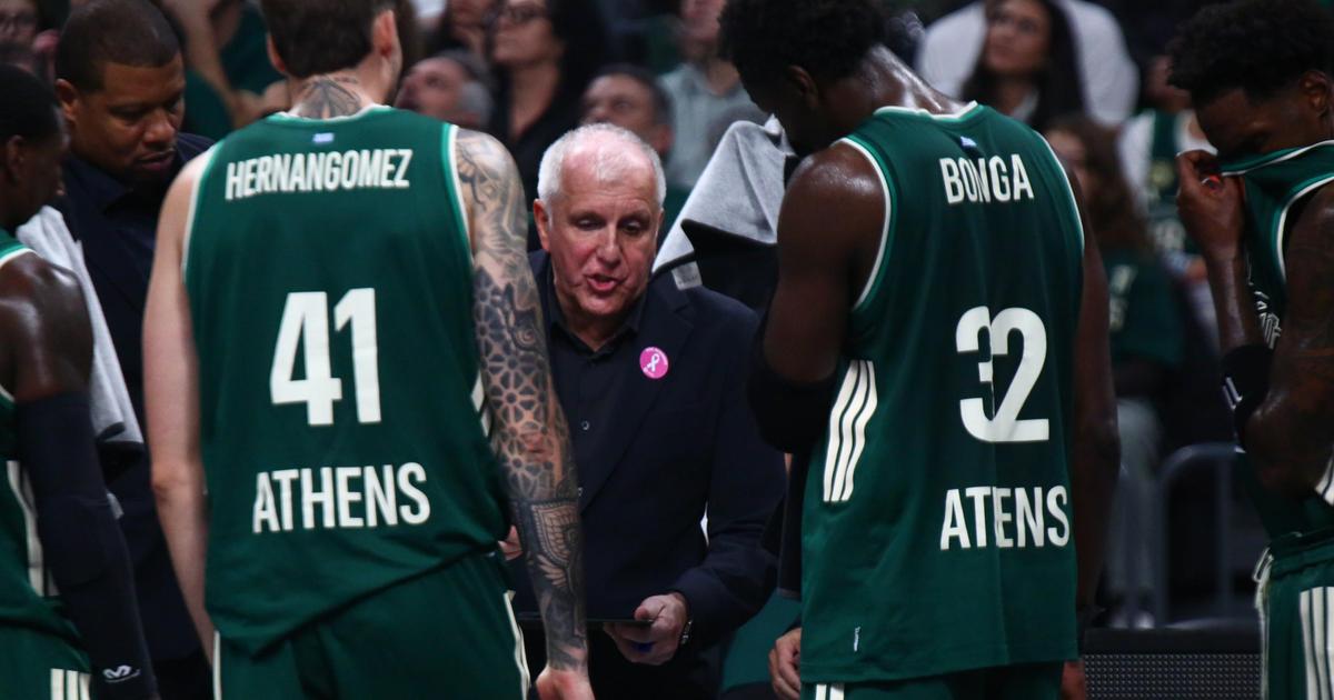 Željko Obradović, Huančo Ernangomes i Isak Bonga (Foto: Harris Xanthopoulos / Zuma Press / Profimedia)