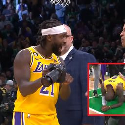 Lebron doživeo nervni slom: Pljačka ga bacila na kolena protiv Bostona, Beverli nosio fotoaparat sudiji - ovo nikad nije viđeno u NBA! /VIDEO/