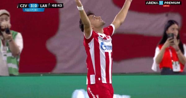 Ređaju se golovi kao na traci: Loizu upisao prvi gol u dresu Zvezde!